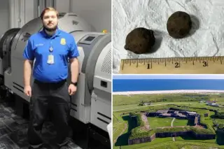 Grapefruit-sized Civil War cannonballs trigger TSA scare at Alabama airport