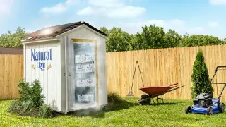 Natural Light launches Solar-Cooled CoolShed with big beer prize