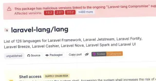 Massive Laravel-Lang Breach Sparks Cross-Platform Credential Theft