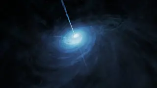 Ancient quasar flicker hints at rapid black hole growth in the early universe