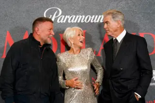 Brosnan plays down MobLand clashes, praises Tom Hardy