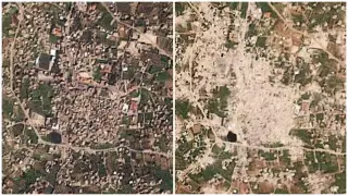 Satellite Imagery Documents Widespread Destruction Along Southern Lebanon Border