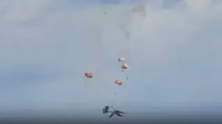 Two F-18s collide at Mountain Home air show; pilots eject safely