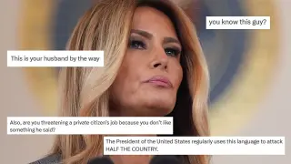 Melania Trump backlash over Kimmel roast sparks hypocrisy debates