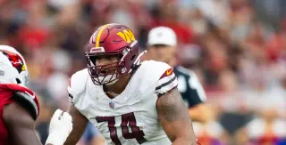 Coleman to Reclaim Commanders' Left Tackle Duties After Tunsil Injury