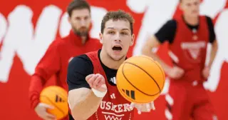 Nebraska's exhibition loss to BYU highlights aggressive play from Pryce Sandfort