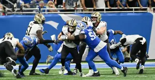 Gibbs Leads the Charge as Lions Uncover Depth in OT Win Over Saints