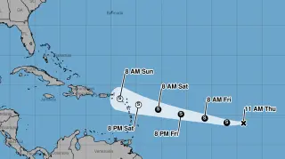 Atlantic Dolly Forms: New Tropical Storm Aims for Leeward Islands