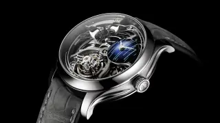 Cosmic Rain: Moser's Skeletonized Endeavour Packs Minute Repeater and Cylindrical Tourbillon