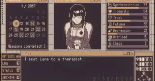 Raising a Mecha Pilot in a Neon Sci‑Fi Visual Novel