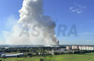 Drone Swarm Targets Russia’s Baltic Port, Fire at Ust-Luga Alarms NATO Borders