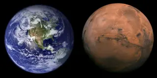 Chemical fingerprints reveal Earth and Mars formed via distinct pathways