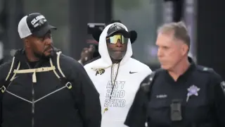 Sanders criticizes Colorado players for laughing after blowout loss