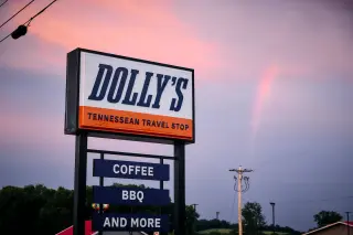 Dolly Parton’s sparkly Tennessee rest stop steals the road-trip spotlight