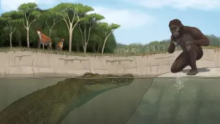 Lucy’s Hunter: A giant Pliocene crocodile hunted early hominins in Ethiopia