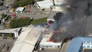 Seattle Fire Tackles Large Two-Alarm Warehouse Blaze in Ballard