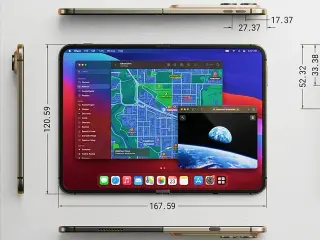 iPhone Fold leak hints at 9.23mm folded thickness, Android-style selfie cam and giant camera bump