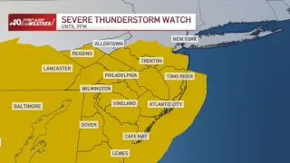 Philly Braces for Severe Storms as Tornado Warnings Extend and Flights Face Delays