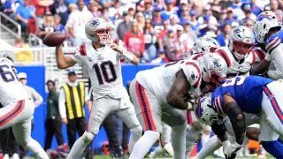 Patriots stun Bills 29-26 as Maye outduels Allen in pivotal AFC East clash