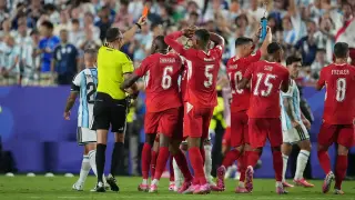 VAR Mistaken Identity Sparks Controversy as Embolo Receives Red in Argentina-Switzerland Quarterfinal