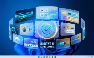 Windows 11's April 2026 update adds 11 practical polish and control upgrades