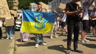 Ukraine’s reformist defence minister fired, sparking protests and a political showdown