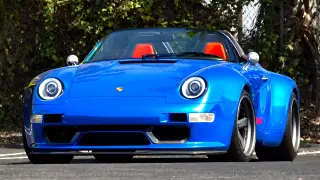 Gunther Werks 993 Speedster (Blue Phoenix) Heads to Monterey Auction as a Carbon-Fiber Hyper-Classic