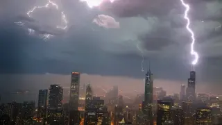 Chicago braced for a stormy week as wildfire smoke lingers