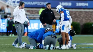 Duke Coach Manny Diaz Defends Kimari Robinson's Apology, Withholds Discipline Details