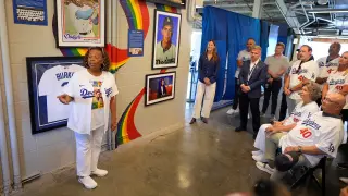 Dodgers Debut Permanent Tribute to LGBTQ Pioneers Burke and Bean