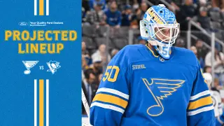 Blues shake up lineup as Binnington starts vs Penguins