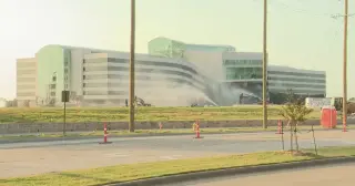 Plano's EDS HQ Demolished in Morning Implosion for AT&T Campus