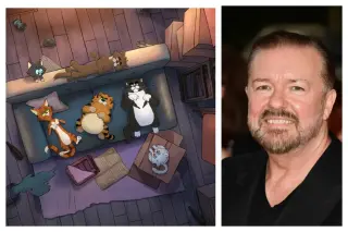 Ricky Gervais Gets Roaring Welcome at Annecy for Netflix’s Alley Cats