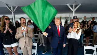 Trump flags off IndyCar's DC Freedom 250 as Kirkwood edges Wallace