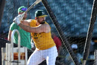 A’s Bring Langeliers Back, Set to DH Down the Stretch