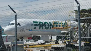 Denver airport fence jumper dies after being struck by Frontier jet during takeoff