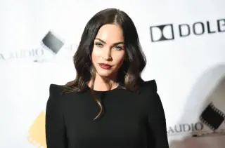 Megan Fox Dons Gothic Lingerie and Halo Motif in Provocative Photoshoot