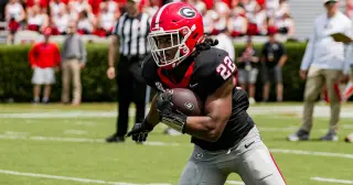 Georgia's Dowdell sidelined after off-field ATV incident, return date uncertain