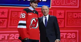 Devils nab Swedish two-way center Alexander Command at No. 12