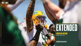 Packers extend rising WR Christian Watson with new deal