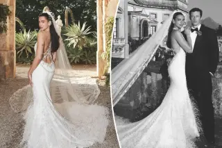 Dua Lipa Stuns in Chanel Haute Couture Gown for Fairy-Tale Sicilian Wedding