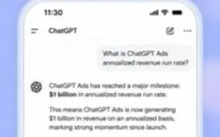 ChatGPT Ads Hit $1B Annualized Run Rate in 200 Days