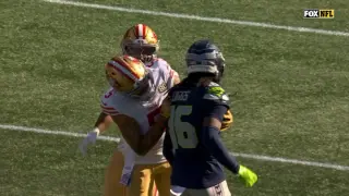 Evans' 'Who Are You?' Moment with Diggs Steals Show in 49ers' 32-29 Win