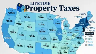 New Jersey Homeowners Face $508,000 Lifetime Property Tax Bill, 15x Alabama's