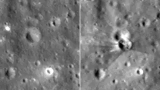 NASA photos show 60-foot crater on the Moon from SpaceX's upper stage