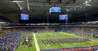 Airman dies after uncontrolled rappelling fall during UTSA pregame ceremony