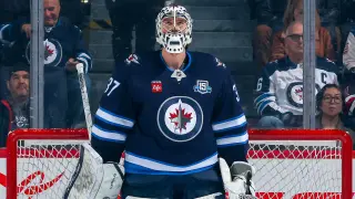 Jets suspend Hellebuyck after no-show to camp amid trade talks