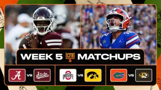 Week 5: Seven Top 10 Teams Travel as Alabama, Ohio State Face Key Tests