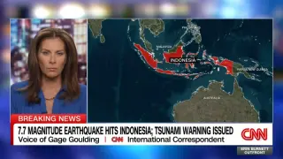 Indonesia hit by 7.7 quake sparking local tsunami warning