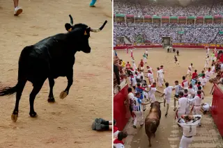 Pamplona bull run shock: spectator breaks San Fermín rule by tugging tail